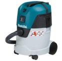 Профессиональный пылесос Makita VC2512L, 1000 Вт, бирюзовый